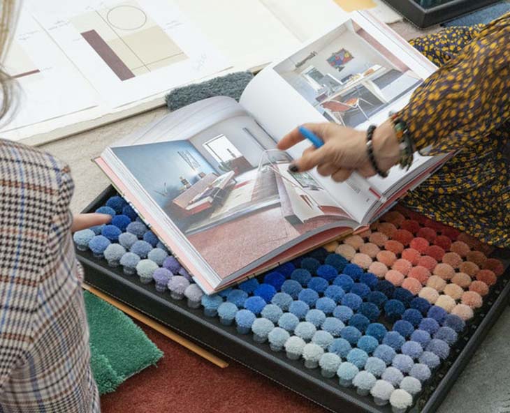 limited edition rug designers at work