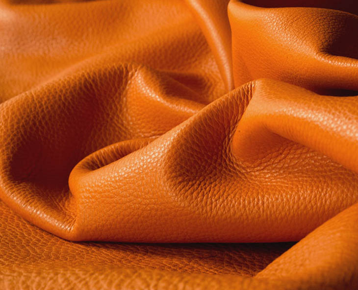 detail of pelle frau nest leather by poltrona frau