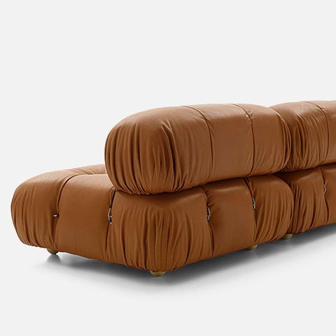 back side of a b&b italia camaleonda sofa