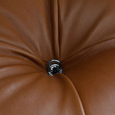 detail of a b&b italia camaleonda sofa