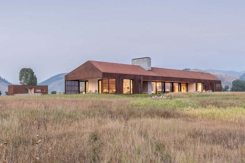 Modern Dogtrot Home in Jackson, WY