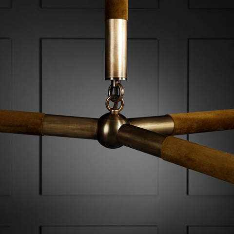 close up of apparatus arrow pendant