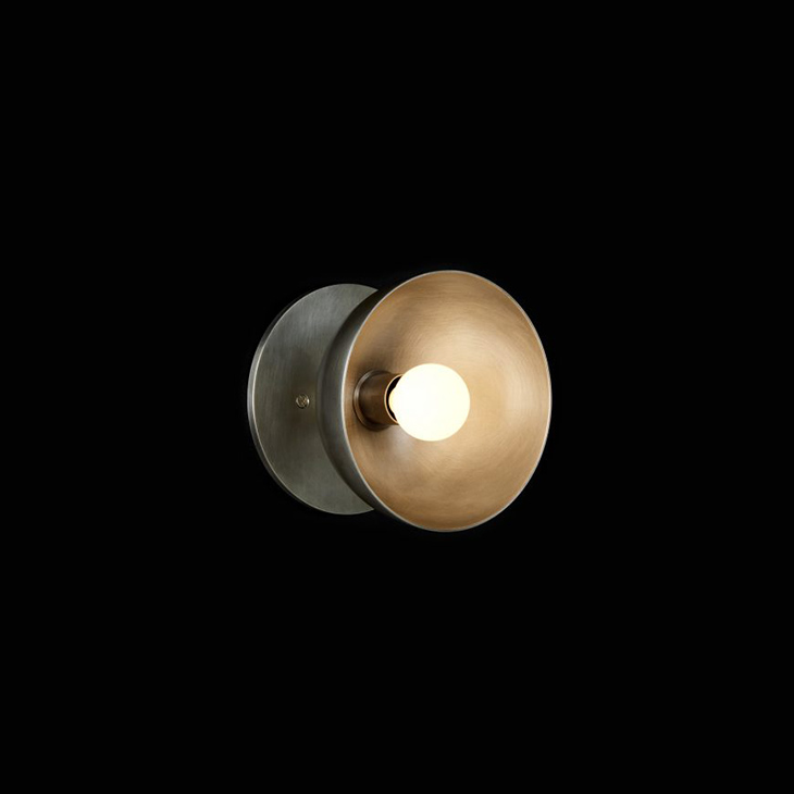 apparatus trapeze 1 surface mount light on a black background