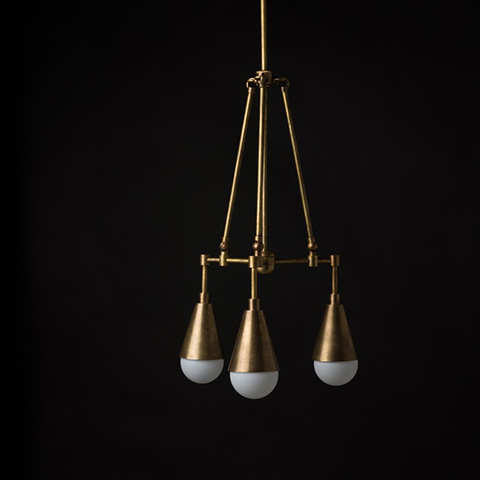 apparatus triad 3 pendant light in situ