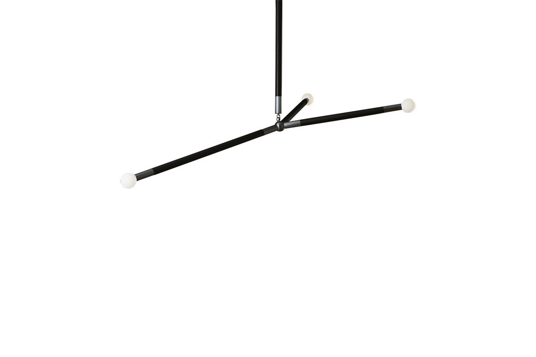 apparatus arrow pendant with leather wrap on white background