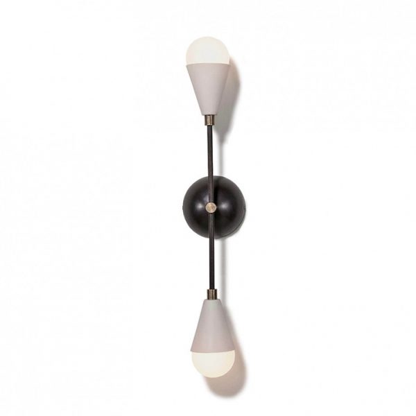 apparatus triad 2 sconce on a white background