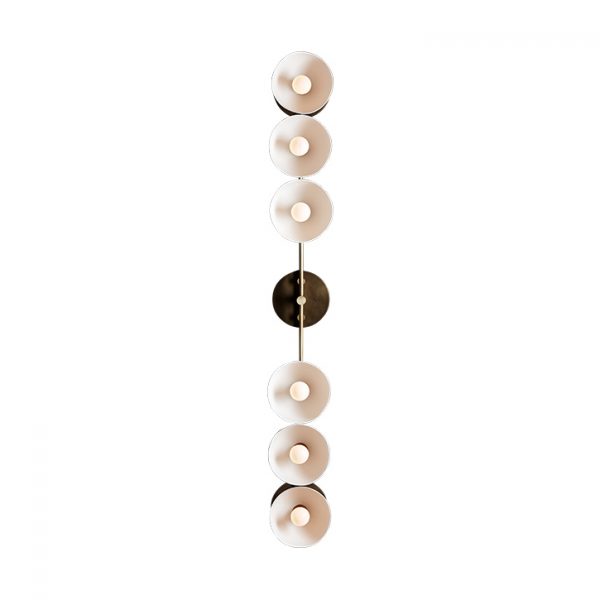 apparatus trapeze 6 surface mount light on a white background
