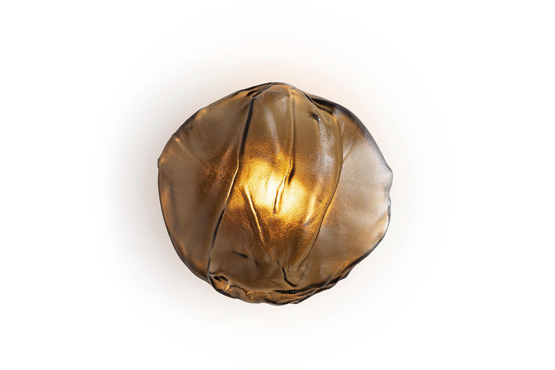 bocci 73s surface wall light in grey 3 on white background