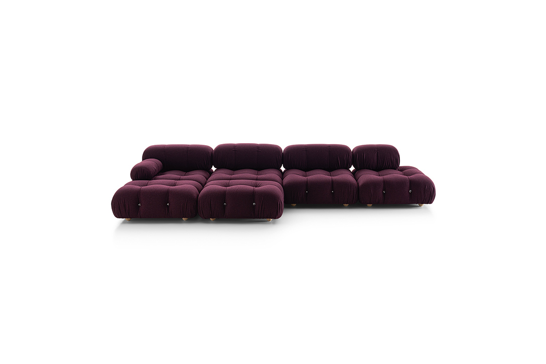 b&b italia camaleonda sofa on a white background