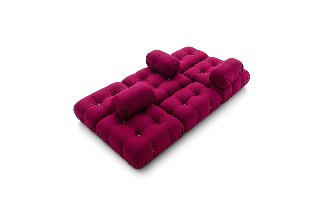 b&b italia camaleonda sofa on a white background