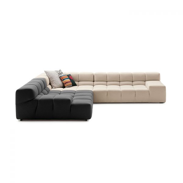 b&b italia tufty time sofa on a white background