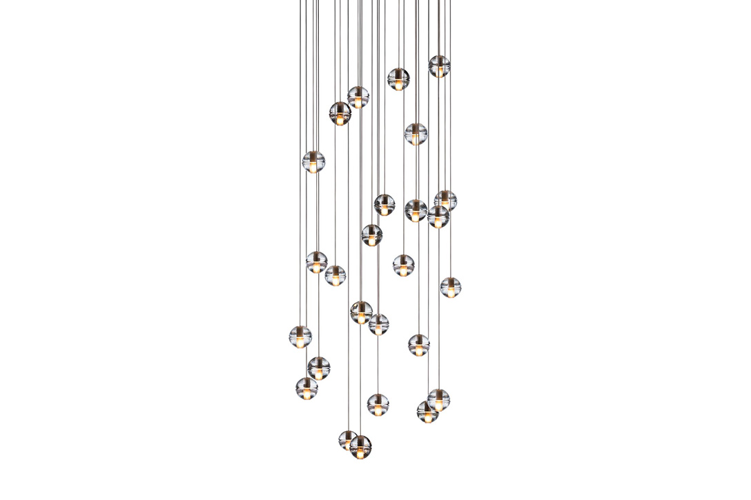 bocci 14.26 pendant light with rectangular canopy on a white background