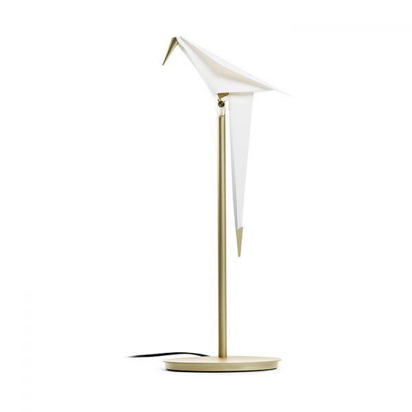 moooi perch light table lamp on a white background