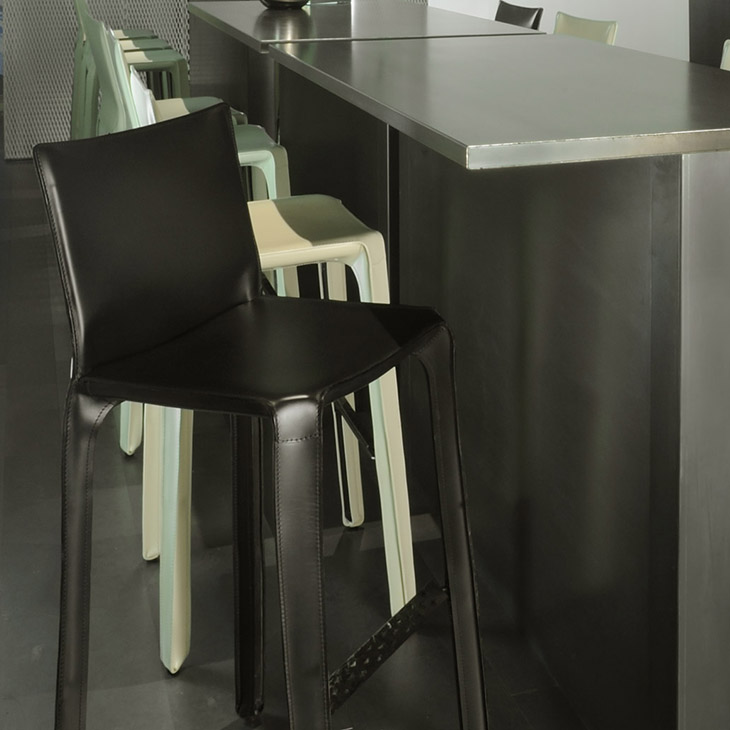 cassina cab bar stools in situ