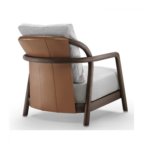 back view of a flexform alison armchair