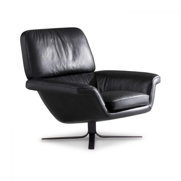 minotti blake-soft armchair on a white background