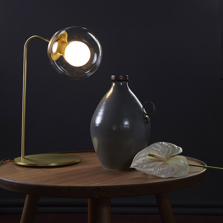 roll & hill modo desk lamp in situ