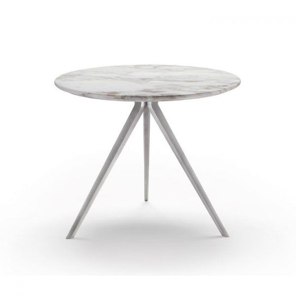 flexform zefiro side table round on a white background