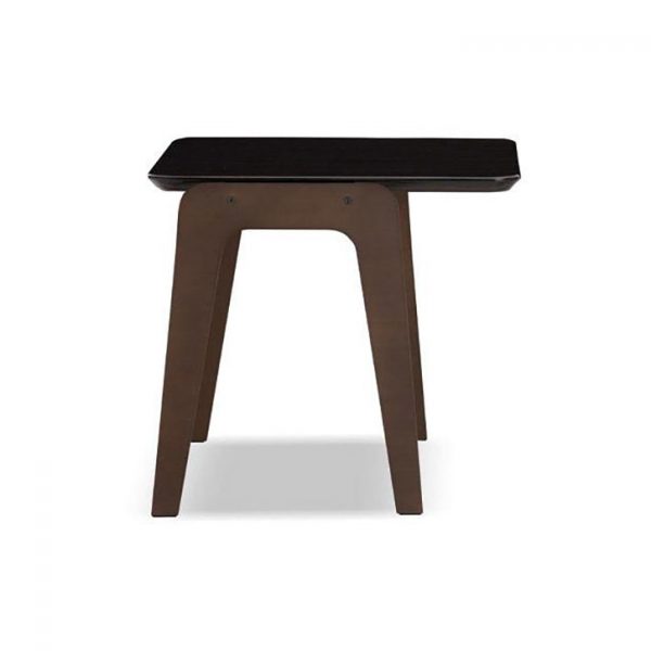 minotti kirk jut out top side table on a white background