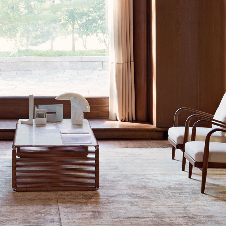 flexform tindari coffee table in situ