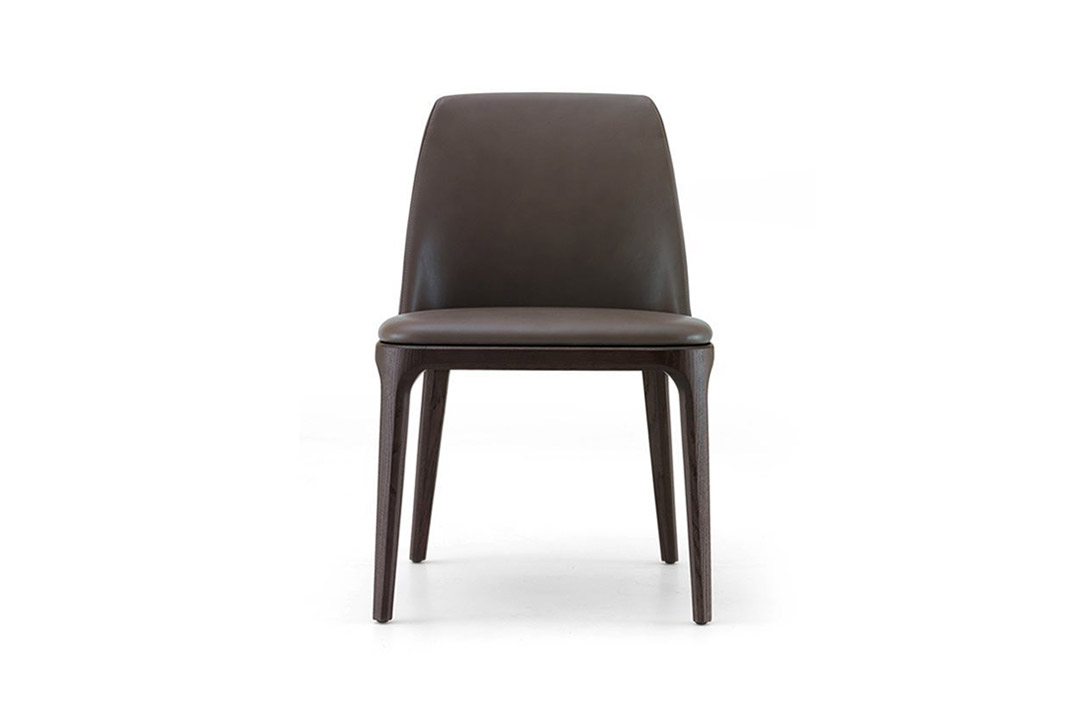 poliform grace dining chair on a white background