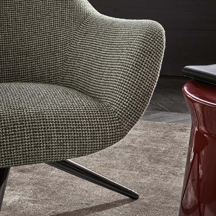 detail of a poliform mad armchair
