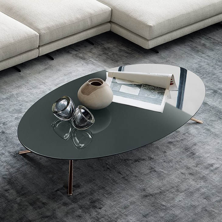 poliform mondrian coffee table in situ