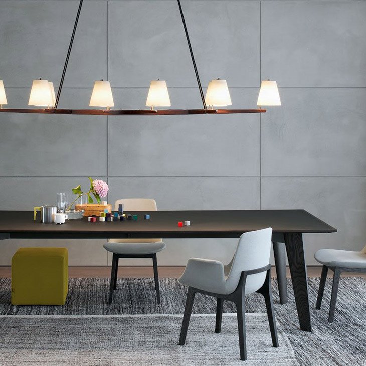 poliform ventura dining chairs in situ