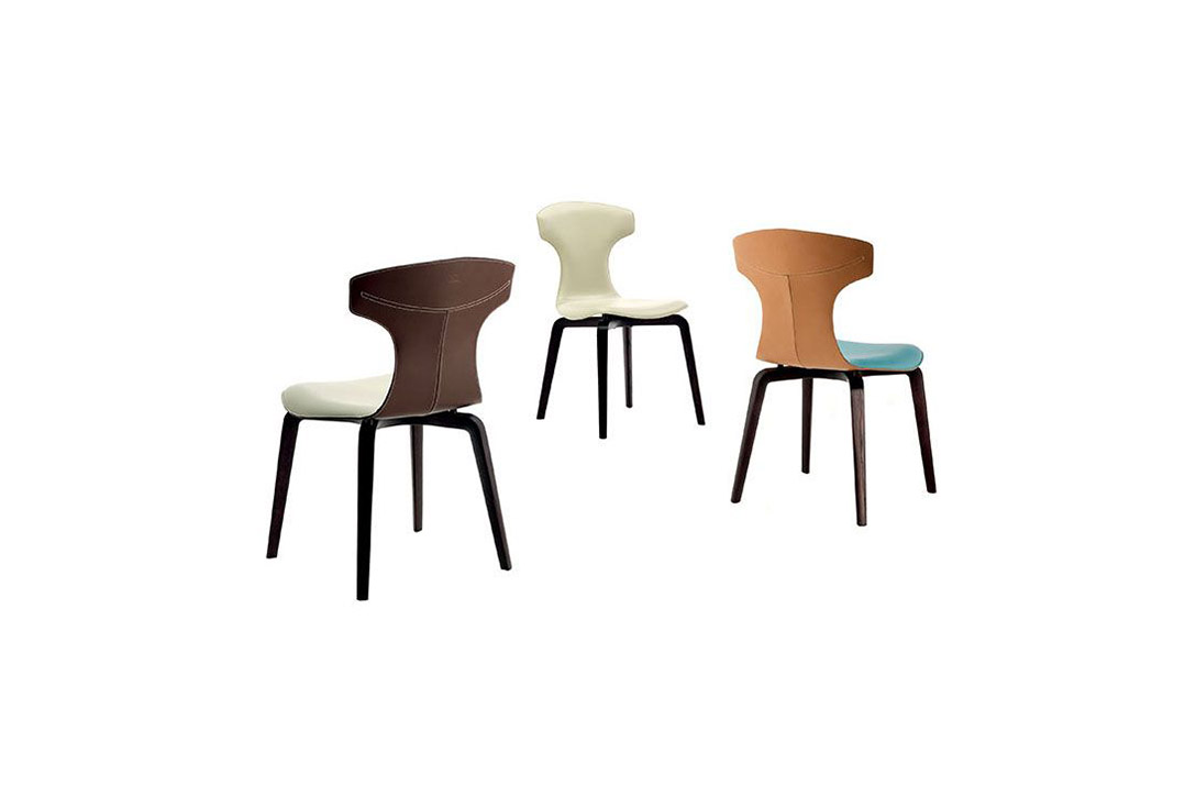 poltrona frau montera dining chair