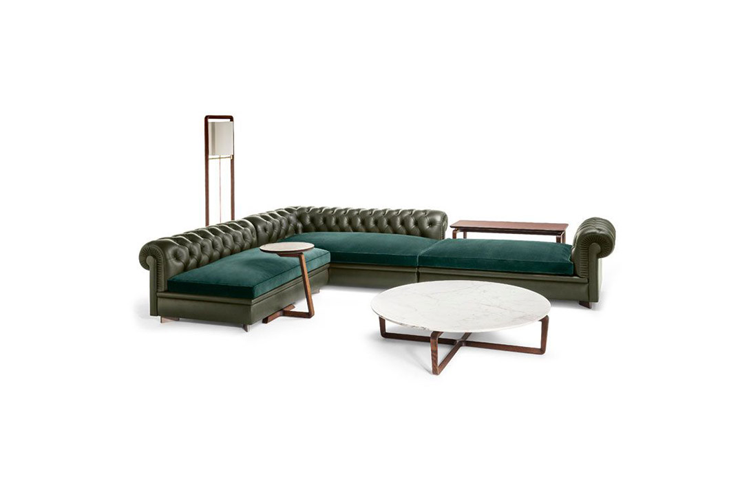 poltrona frau fidelio coffee table in situ