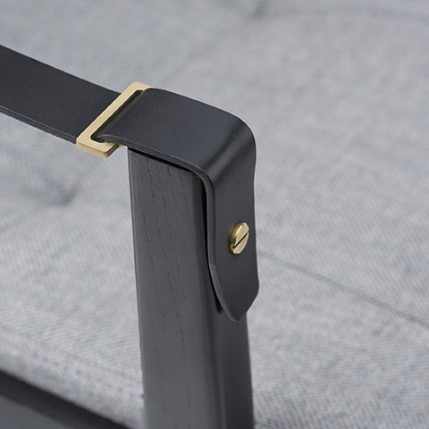 de la espada capo dining arm chair detail