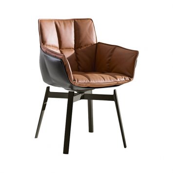 Husk Swivel Dining Chair