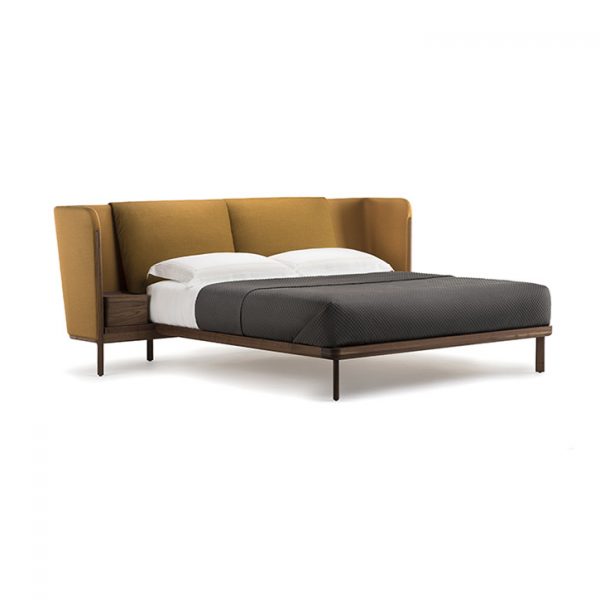 de la espada dubois bed low headboard with bedside tables