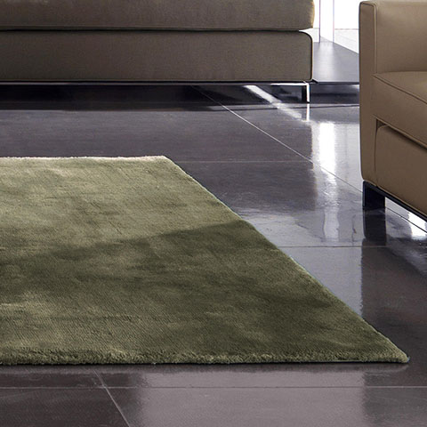 minotti dibbets rug in situ