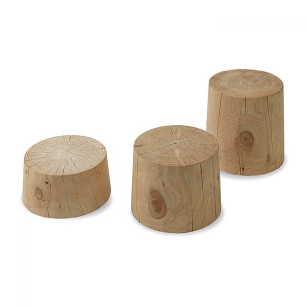 riva 1920 legno vivo stools or side tables