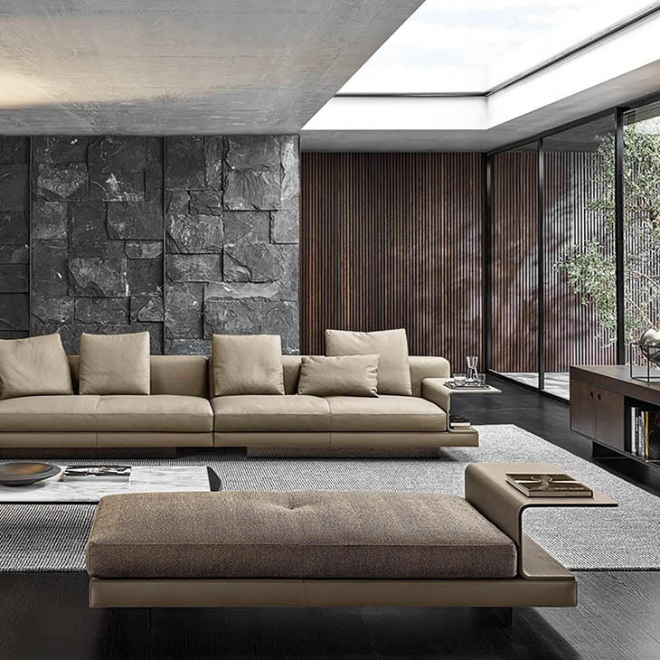 minotti connery sofa in situ
