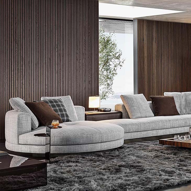 minotti connery sofa in situ