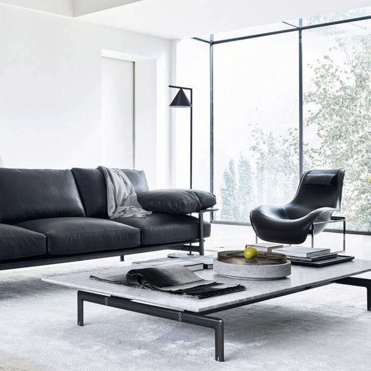 b&b italia diesis coffee table in situ