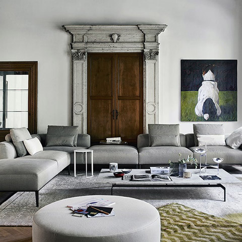 b&b italia diesis coffee table in situ