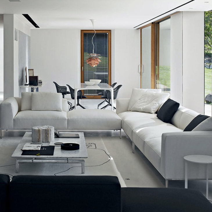 b&b italia diesis coffee table in situ