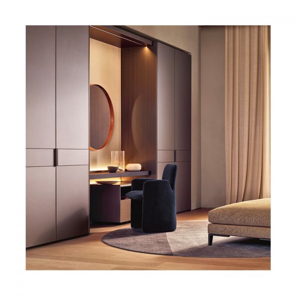 poliform senzafine wardrobe in situ