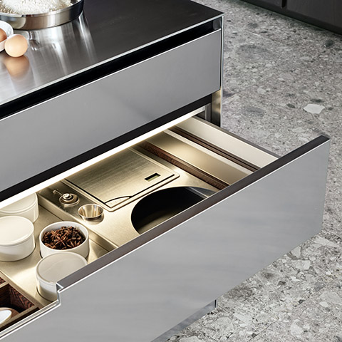 poliform phoenix kitchen drawers