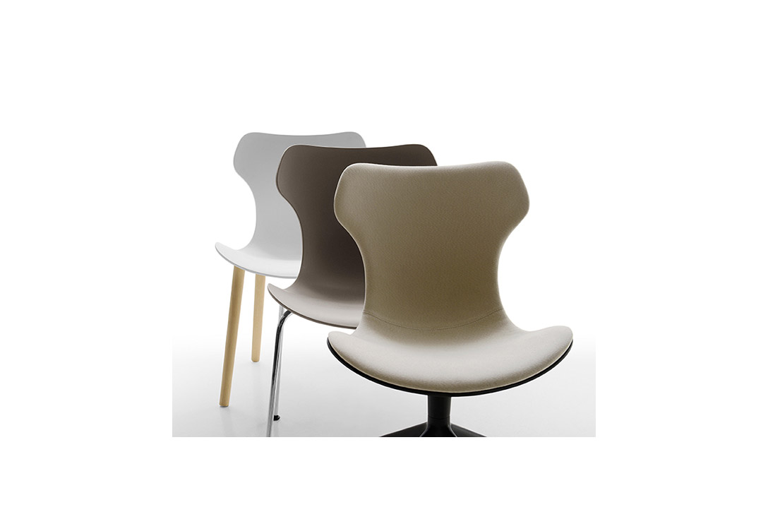 b&b italia papilio shell chairs