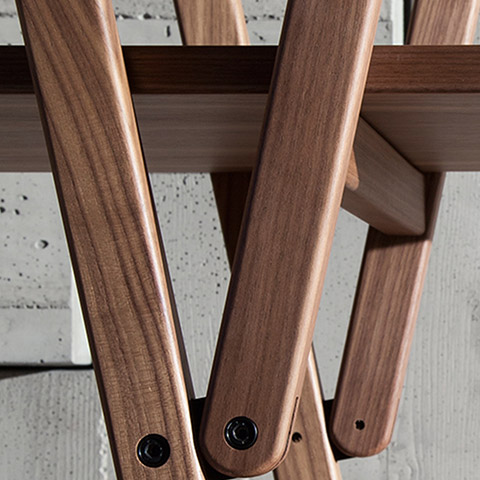 cassina nuvola rossa bookcase hinge detail