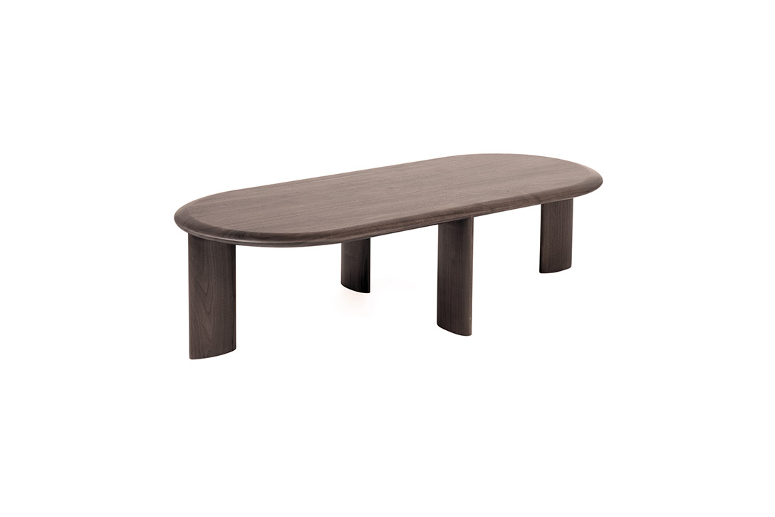 l.ercolani io long table in walnut
