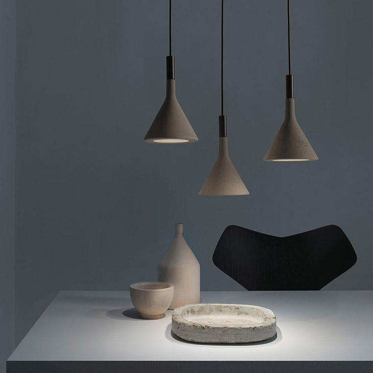 foscarini aplomb pendants mini in situ