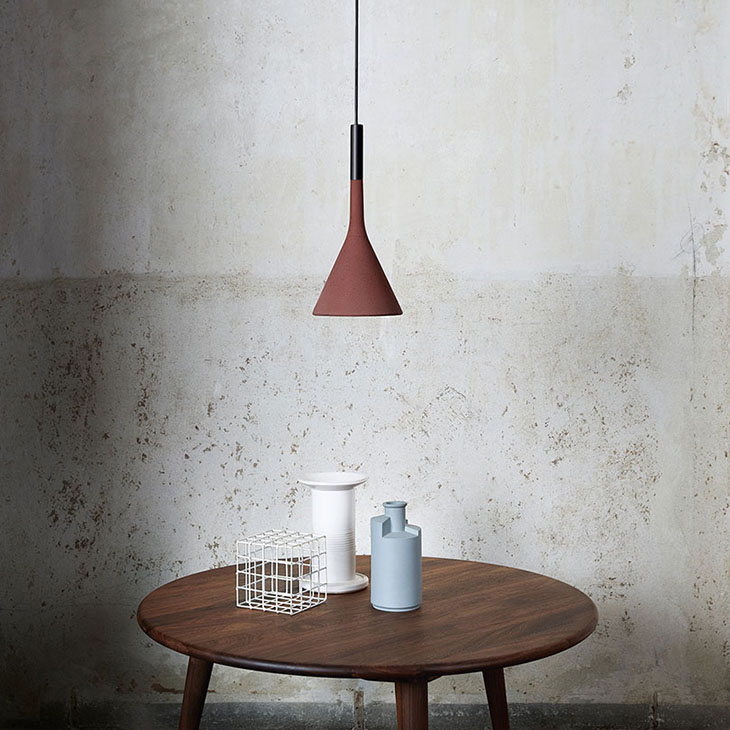 foscarini aplomb pendant in situ