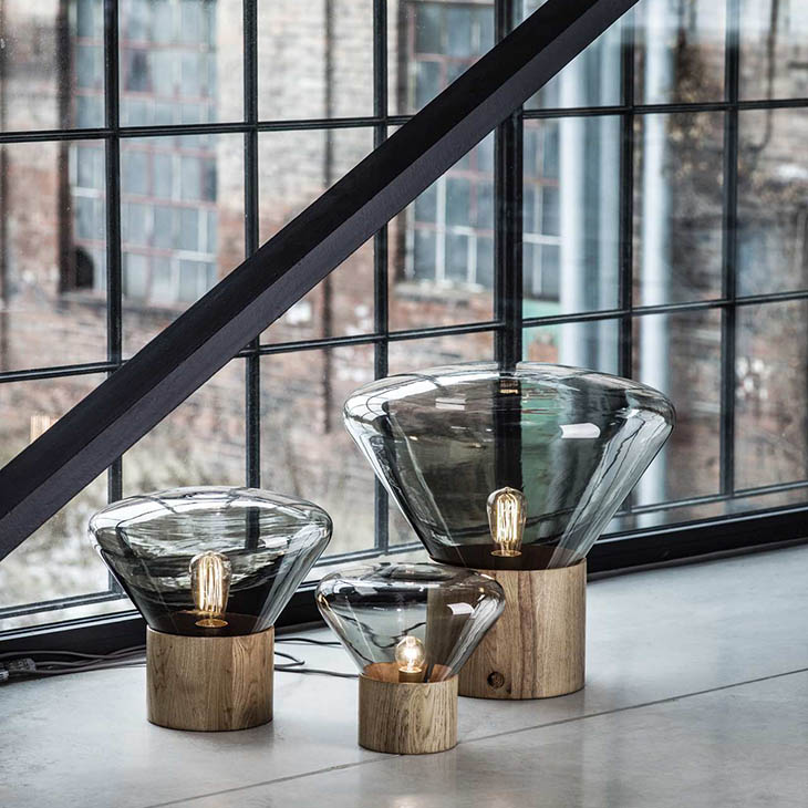 brokis muffins table lamps in situ