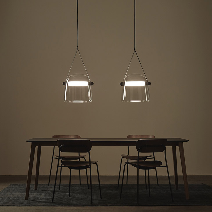 brokis mona pendant light collection in situ