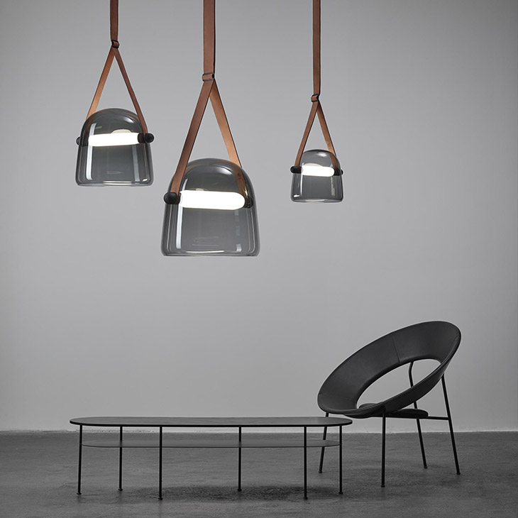 brokis mona pendant light collection in situ